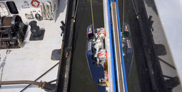 The Jotun HullSkater cleaning Carnival Pride