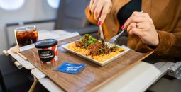Alaska Airlines' BBQ Beef & Kimchi Rice.