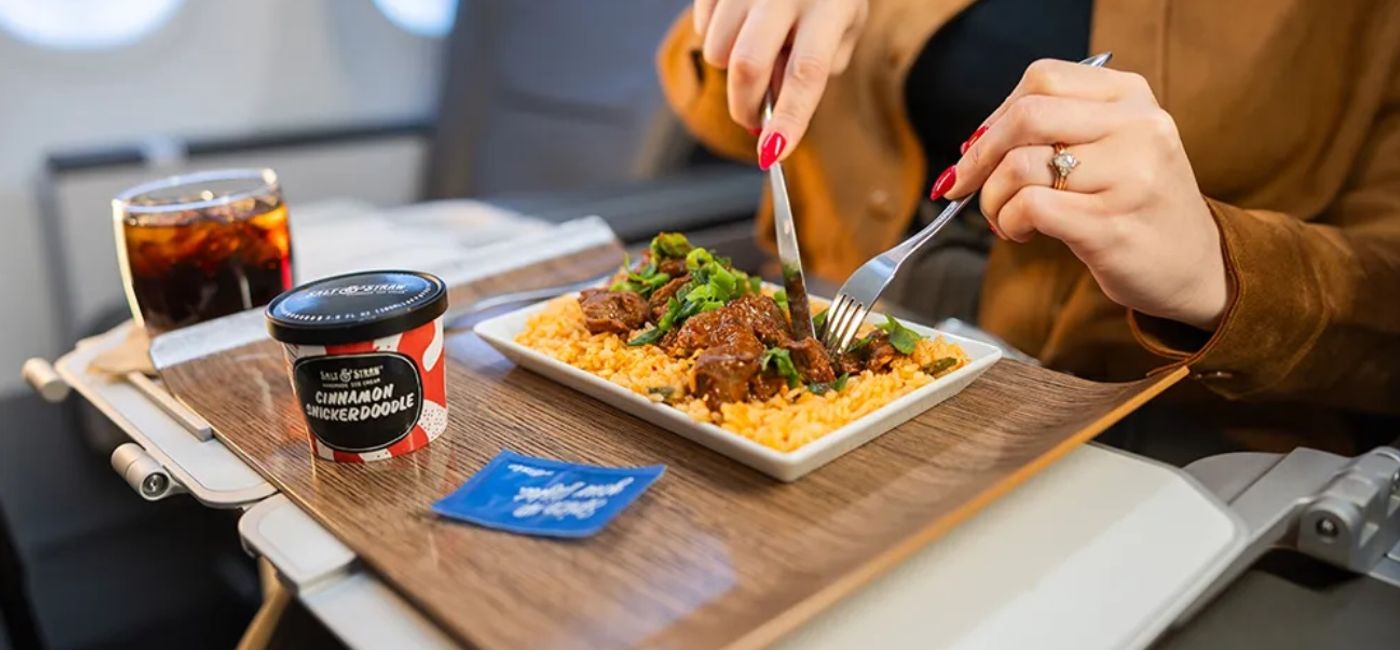 Image: Alaska Airlines' BBQ Beef & Kimchi Rice. (Photo Credit: Alaska Airlines Media)