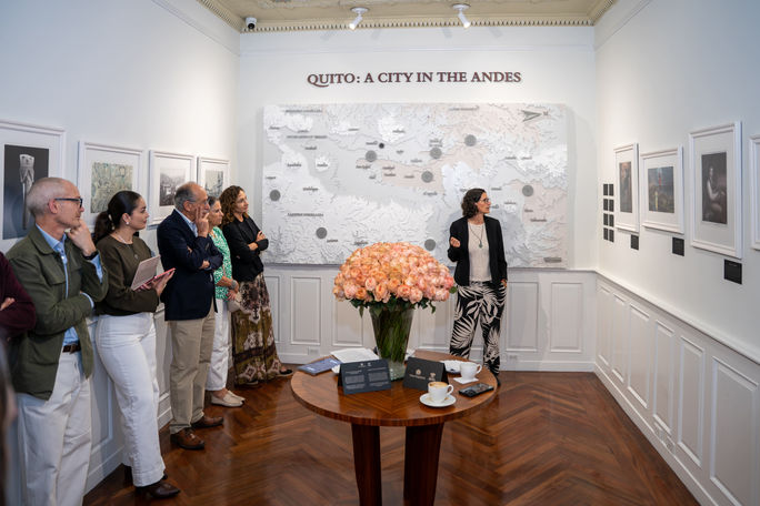 The interpretation room brings Quito's geography and history to life The interpretation room brings Quito's geography and history to life
