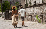 Couple on a walk in Baja California Sur