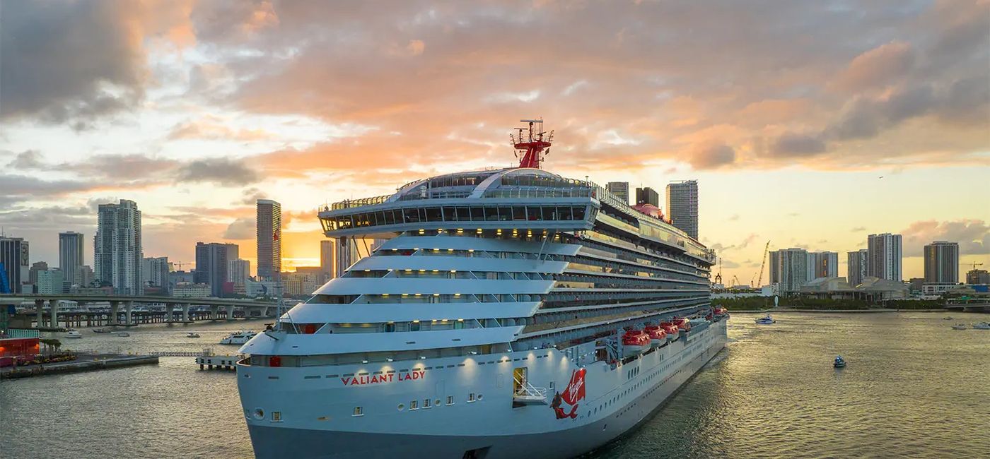Image: Valiant Lady in Miami. (Photo Credit: Virgin Voyages) Virgin Voyages Annual Pass