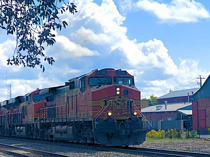 Train coming into Flagstaff, AZ