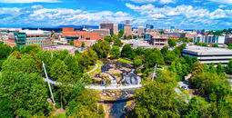 Falls Park in Greenville, South Carolina