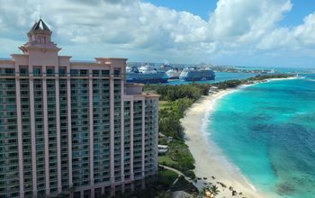 View of Nassau Bahamas from Atlantis resort