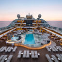 Pool deck of Oceania Allura