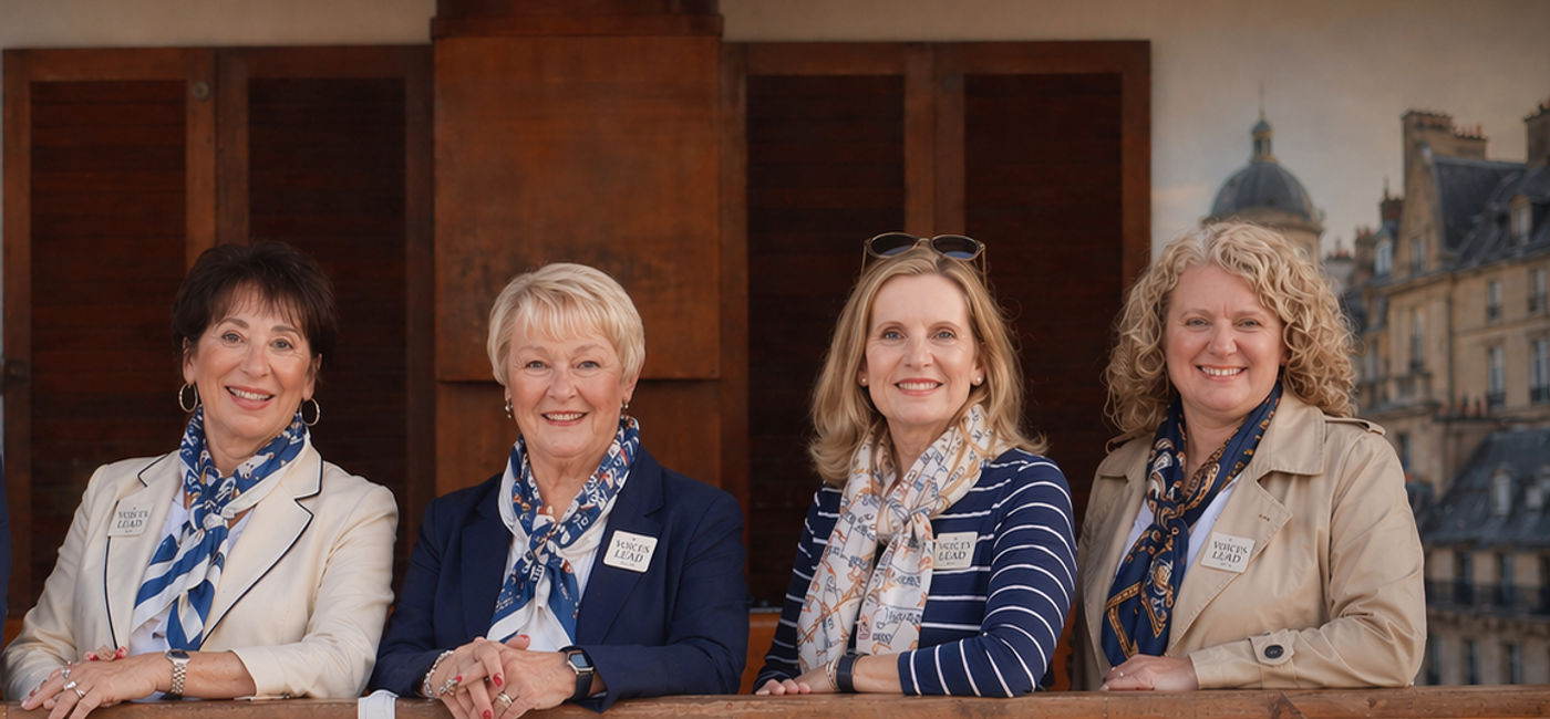 Image: ravel Experts Executive Team (left to right) Susan Ferrell, Founder & President, Sharon Fake, Executive Director, Claire Canady, Director, NC Operations, and Heather McIntyre, Director Technology & Finance. (Photo Credit: Travel Experts)