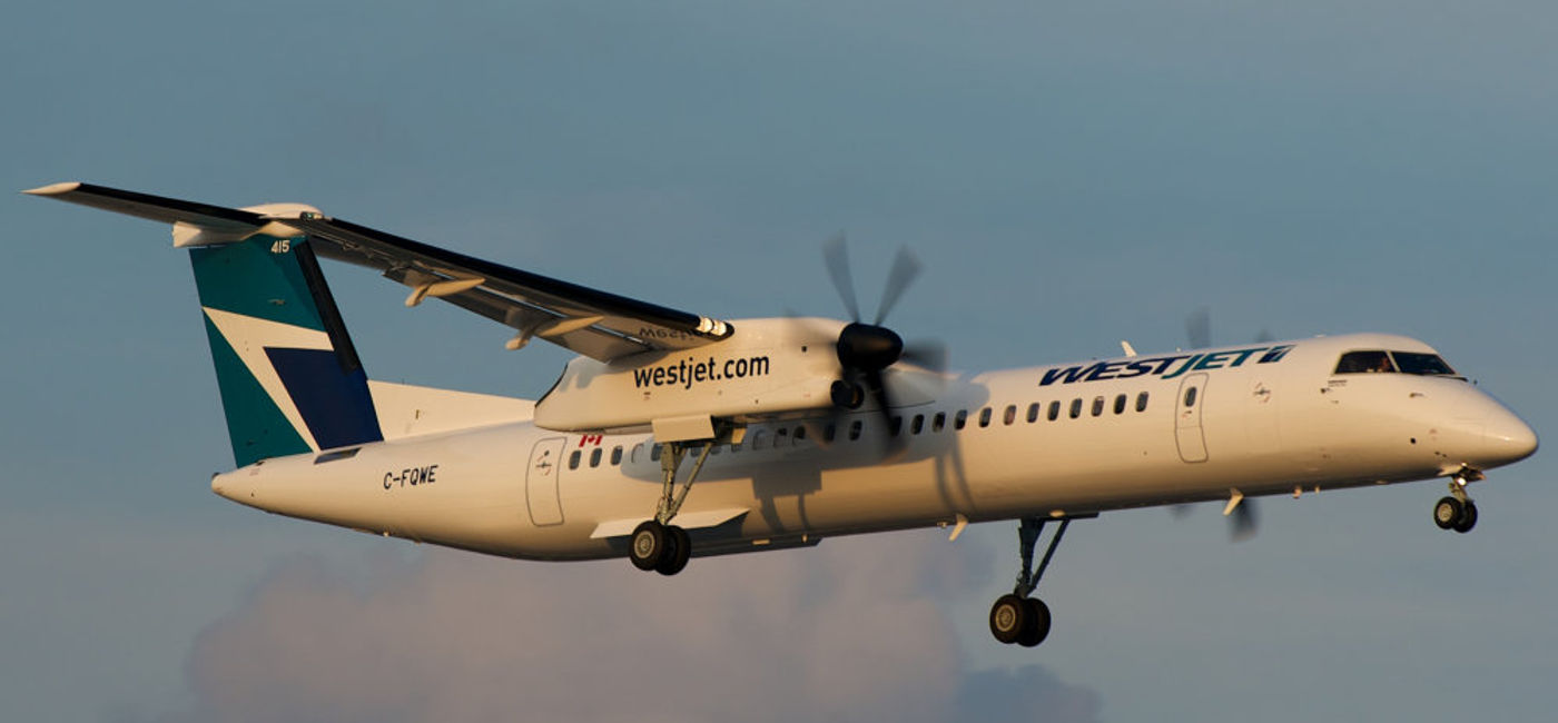 Image: WestJet Encore pilots have ratified a new five-year agreement. (Photo Credit: Photo via Flickr/BrilYYZ)