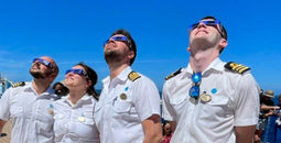 Princess Cruises, princess cruises officers, cruise officers, solar eclipse, solar eclipse travel, astrotourism, solar eclipse cruises