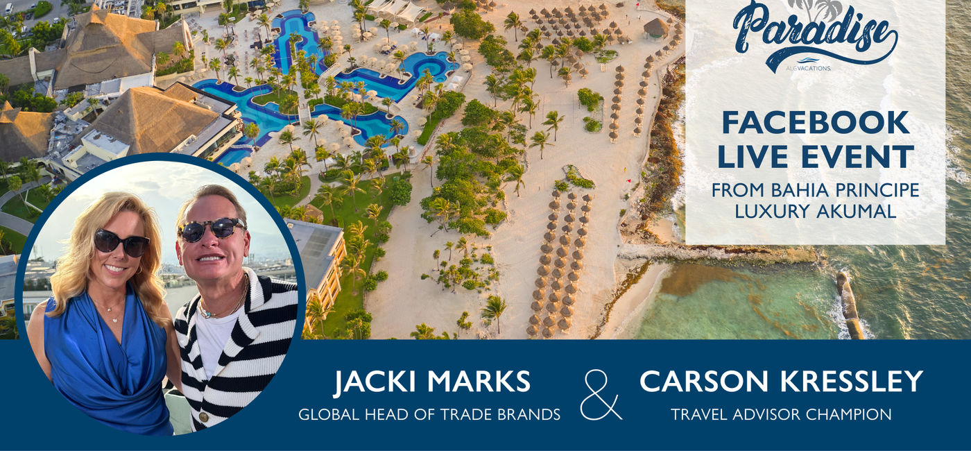 Image: ALGV Pros in Paradise Facebook Live event (Photo Credit: ALG Vacations)