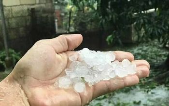 Santa Clara Cuba hailstones