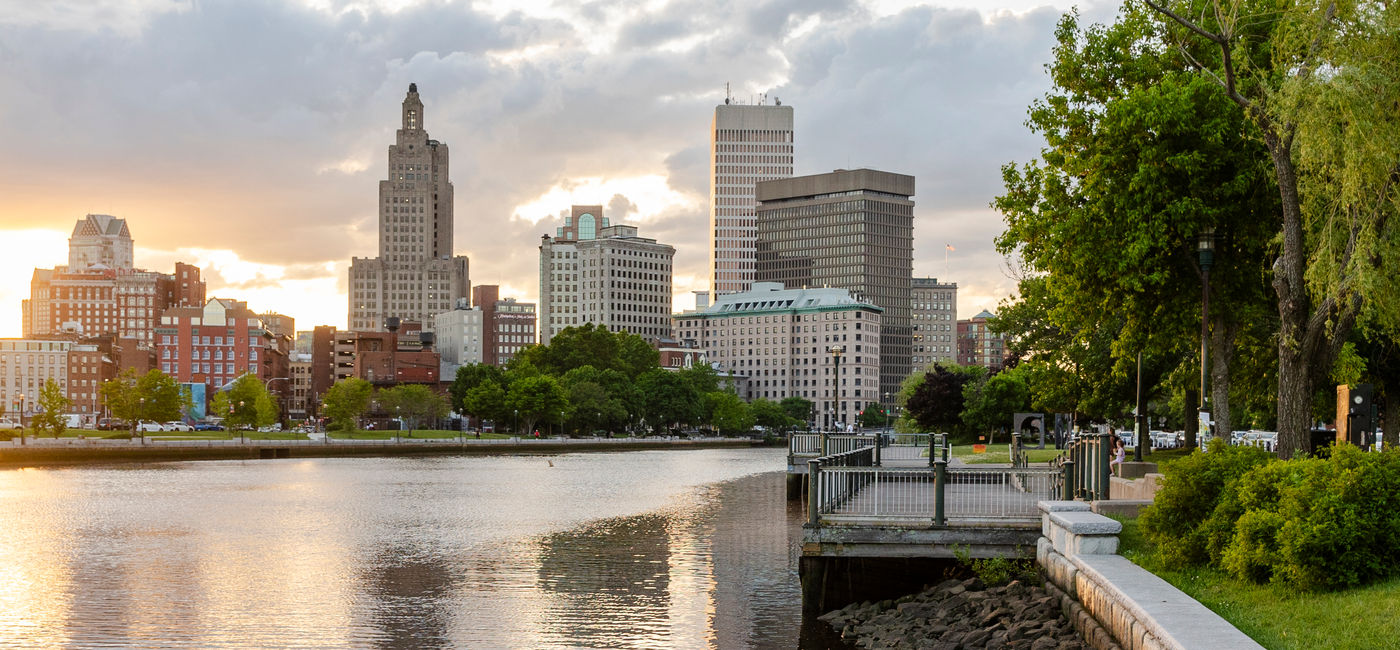 Image: The Providence River pedestrian bridge (Photo Credit: Providence Tourism Council)