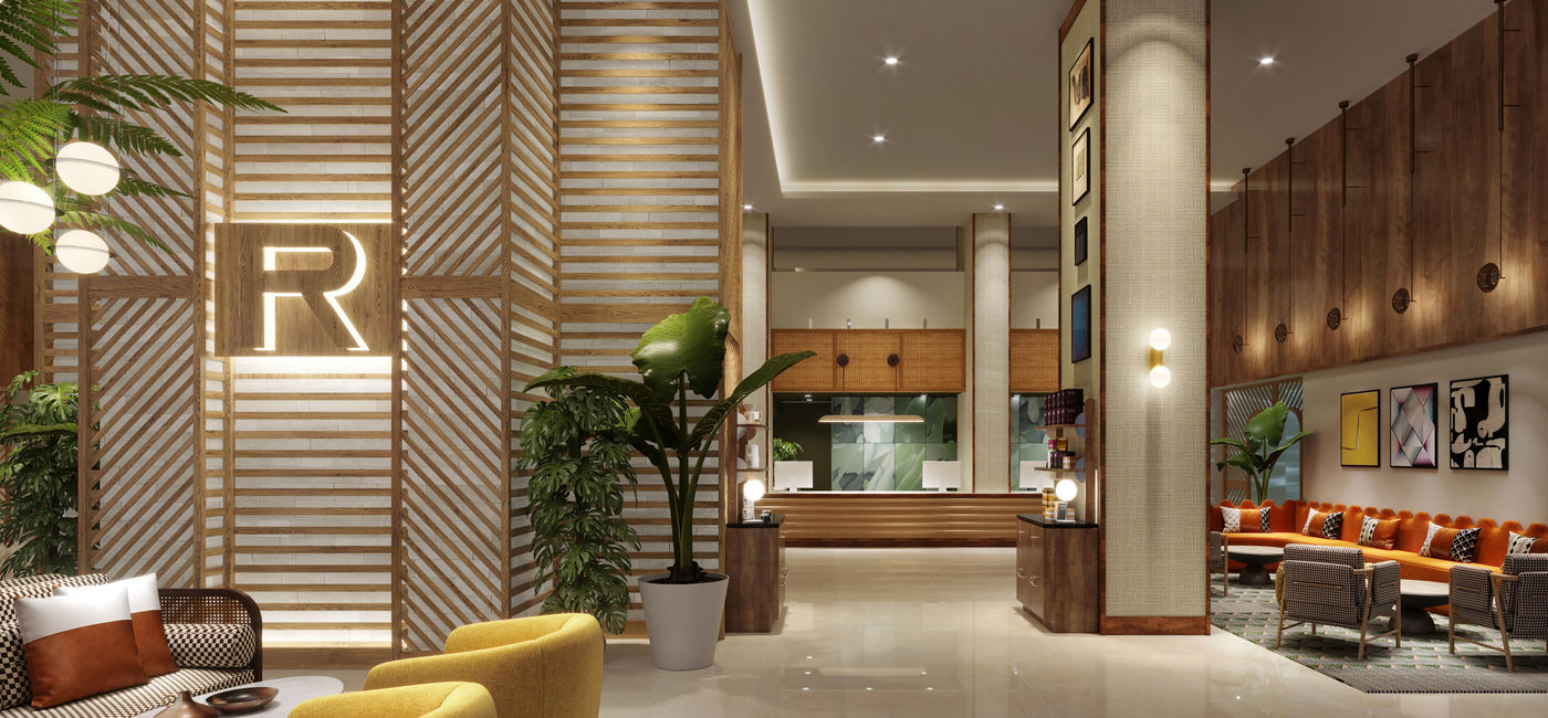 Image: Lobby of the Renaissance Orlando Resort and Spa in Lake Buena Vista, Florida. (Photo Credit: Renaissance Hotels/Ron Blunt)