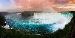 Niagara Falls at sunset