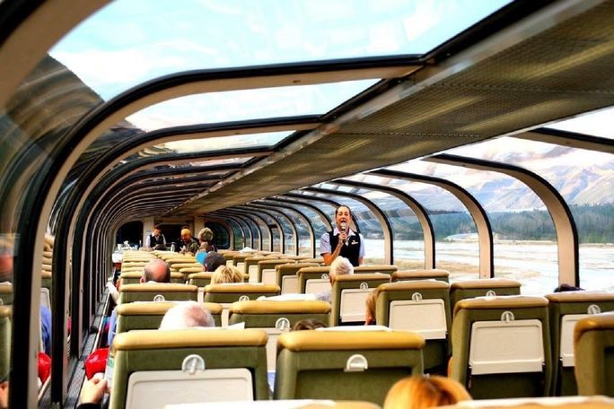 A Rocky Mountaineer train journey in Canada