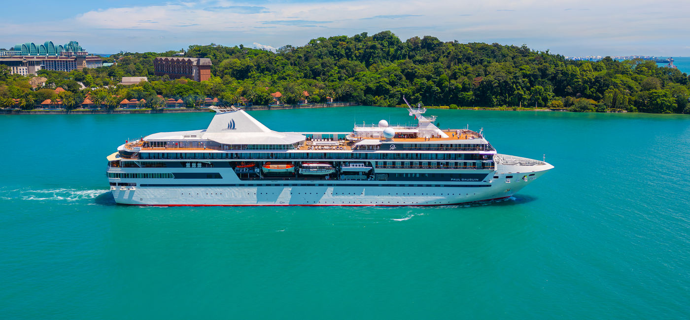 Image: The m/s Paul Gaugin emerges from a multi-million-dollar refurbishment. (Photo Credit: Paul Gaugin Cruises)