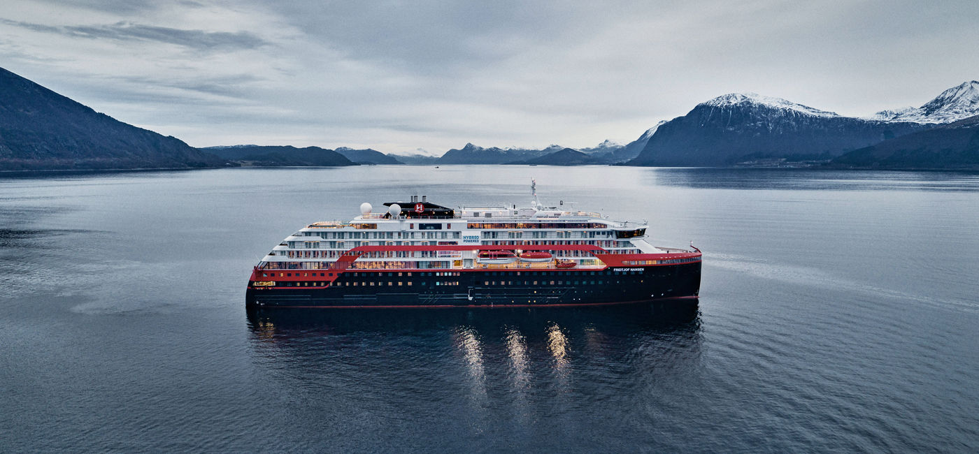Image: MS Fridtjof Nansen (Photo Credit: Hurtigruten Media)