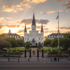 The French Quarter's iconic St. Louis Cathedral