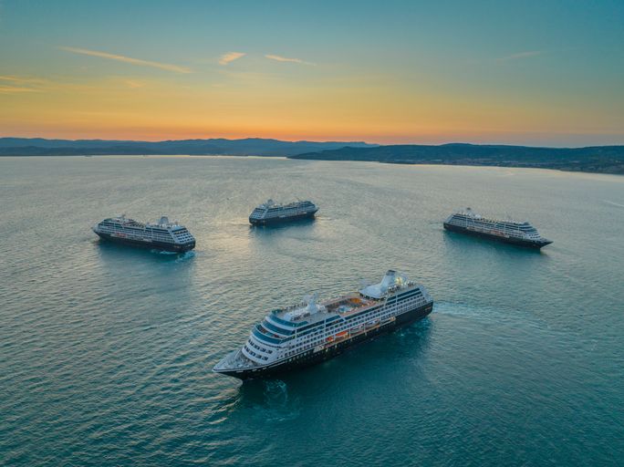The Azamara Cruises' fleet The Azamara Cruises' fleet