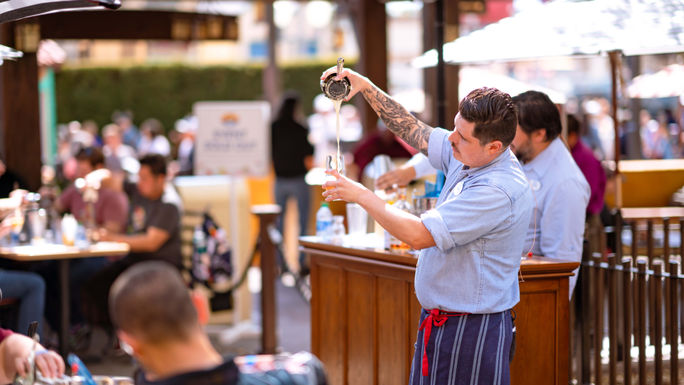 Guests can sign up for beverage education seminars at Sonoma Terrace during the Disney California Adventure Food & Wine Festival.