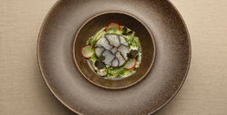 One of Hurtigruten’s many dishes featuring seaweed as an ingredient