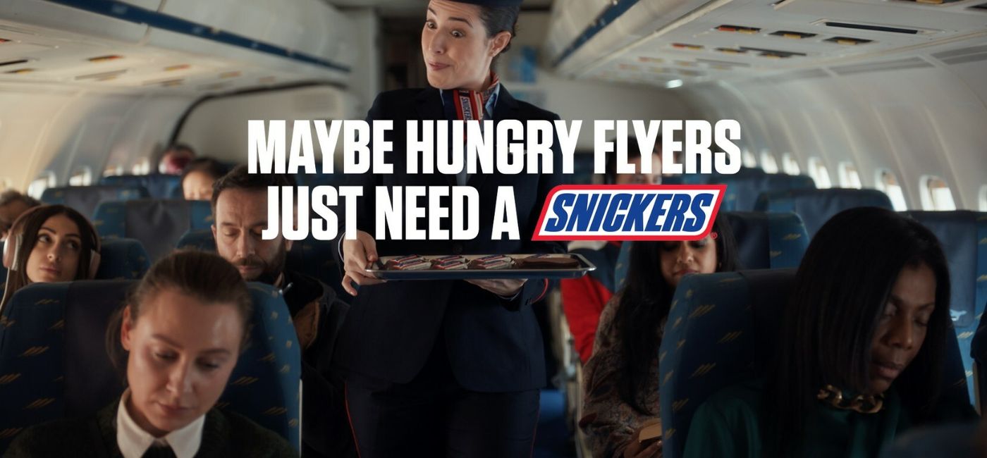 Image: Snickers' new "Hungry Skies" campaign.  (Photo Credit: Mars, Incorporated Media)