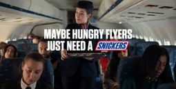 Snickers' new "Hungry Skies" campaign. 
