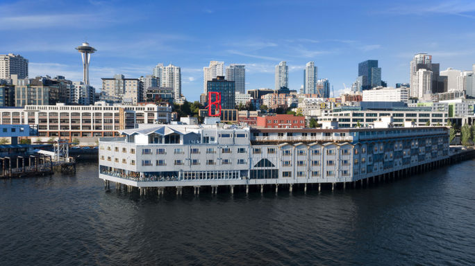 The Edgewater is the only over-water hotel in Seattle