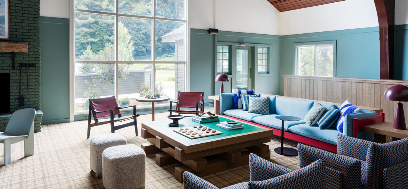 Image: The lobby of Outbound Stowe (Photo Credit: Chris Delaney)