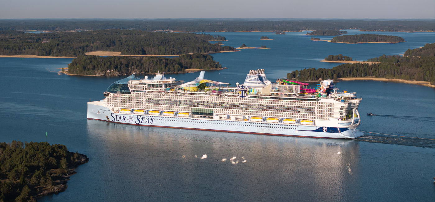 Image: Royal Caribbean International's new Icon Class ship, Star of the Seas. (Photo Credit: Royal Caribbean International)