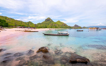 adobe stock, komodo national park, indonesia beaches, beaches in indonesia, pink beach, pink beaches, best beaches 2024