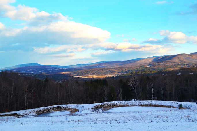 A Stowe, Vermont landscape
