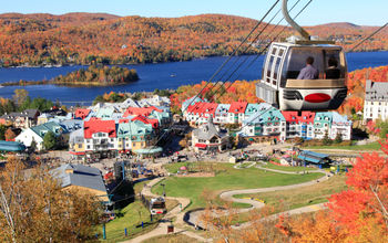 Mont Tremblant with cable car