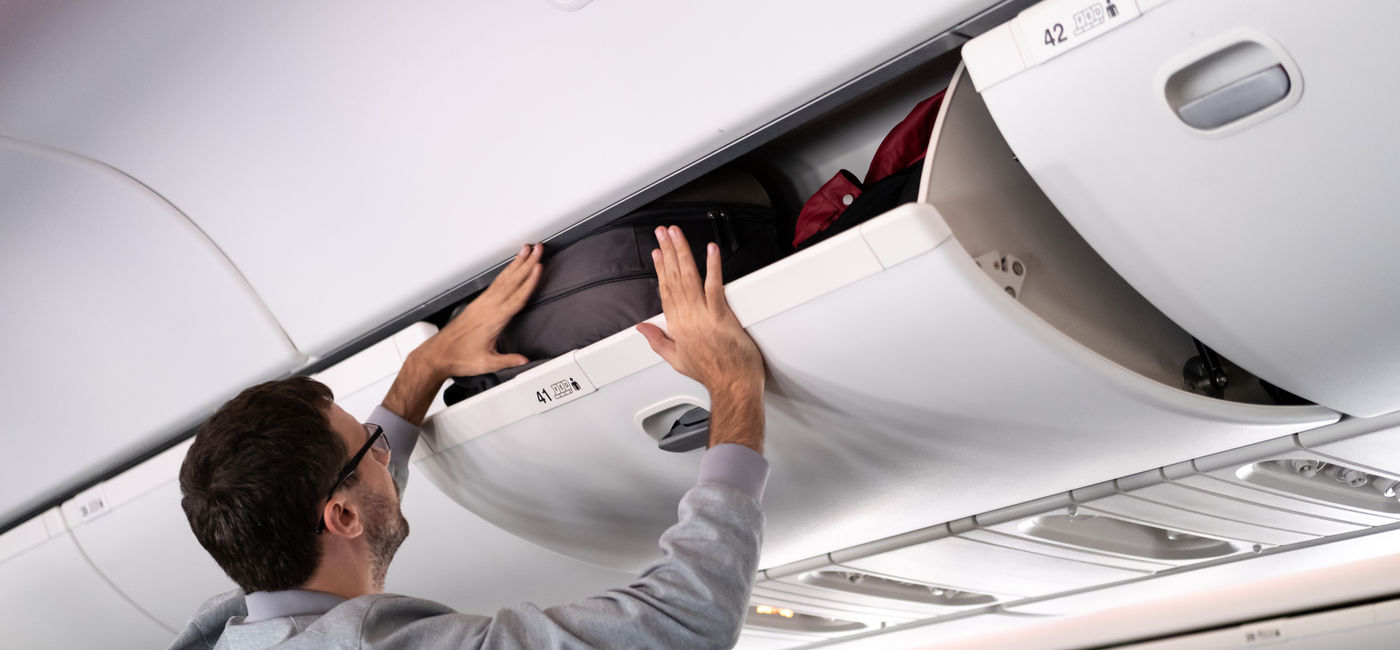 Image: Maggots don't belong in a plane's overhead bins.  (Photo Credit: Space_Cat / Adobe Stock)