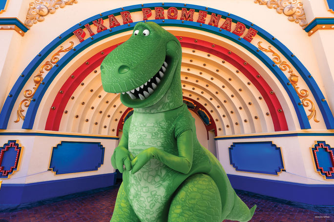 Rex from 'Toy Story' arrives at Disney California Adventure's Pixar Pier this spring.