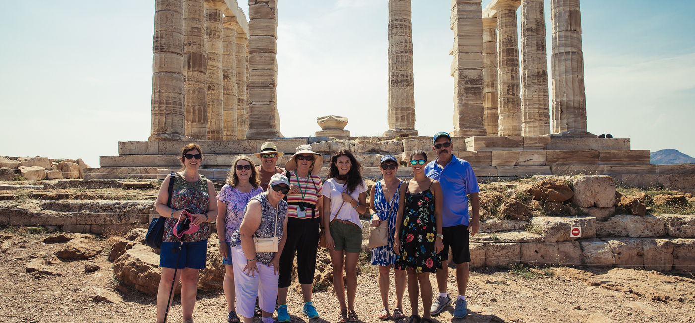Image: An EF Go Ahead Tours group in Greece. (Photo Credit: Jessica Wardwell)