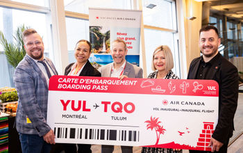 Vol inaugural YUL-Tulum