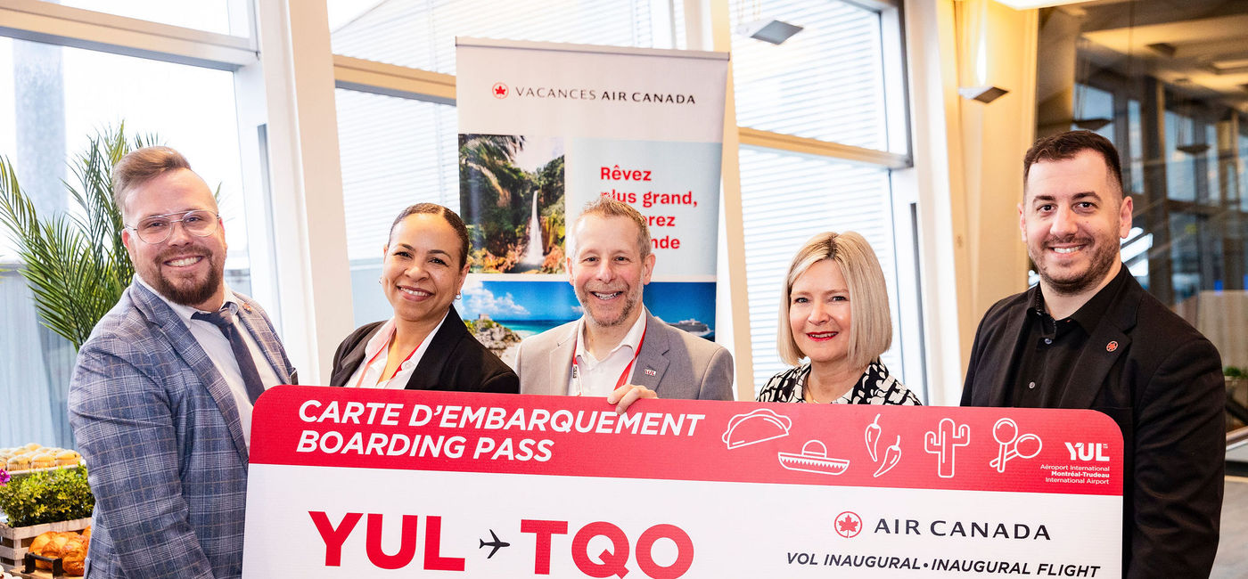 Image: Vol inaugural YUL-Tulum