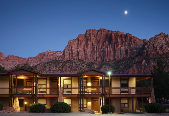 The exterior of Red Cliffs Lodge Zion, A Tribute Portfolio