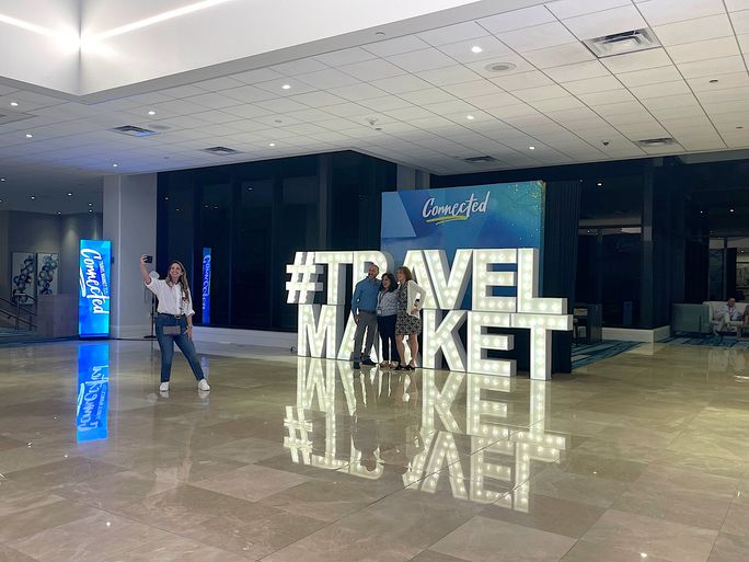 Travel Market sign Travel Market sign