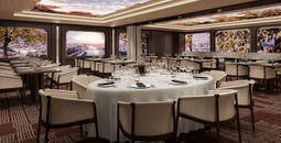 A rendering of the Panorama Room aboard Norwegian Aura