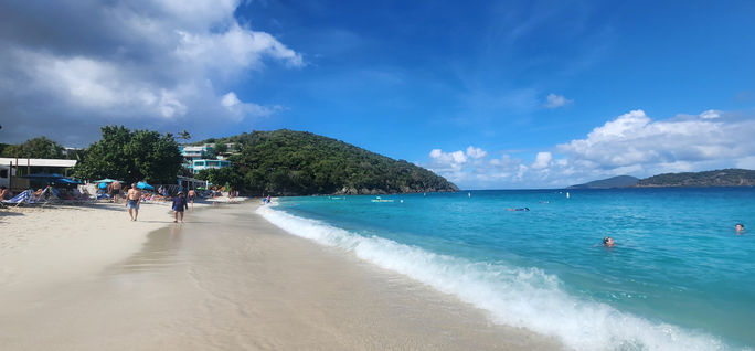 Coki Beach on St. Thomas, a US Virgin Island. Coki Beach, St. Thomas, USVI, US Virgin islands, caribbean islands, caribbean cruise ports, caribbean ocean, caribbean beaches