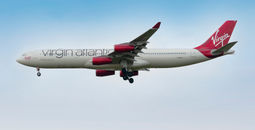 Virgin Atlantic Airbus A340-300 aircraft.