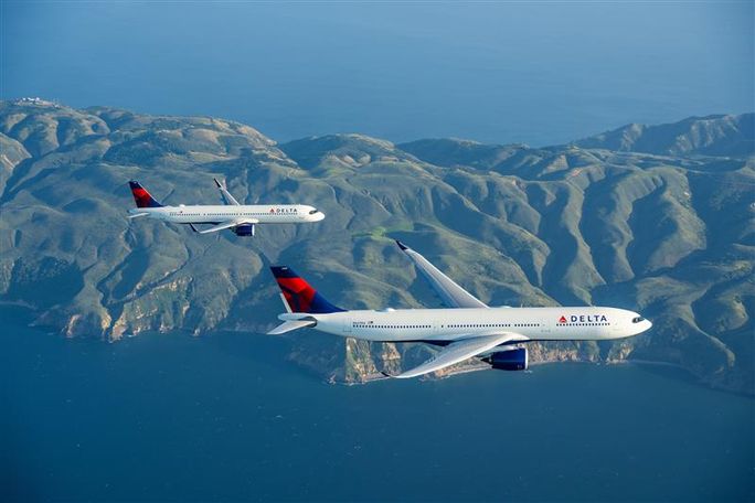 Delta Air Lines, airbus, delta planes, aircraft