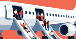 One in 10 air travellers admitted they may still take baggage with them during an evacuation.