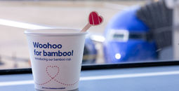 Southwest Airlines' new inflight cup and stir stick