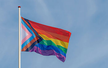 Pride flag.