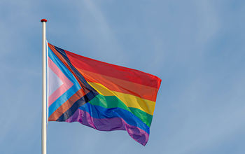 Pride flag.