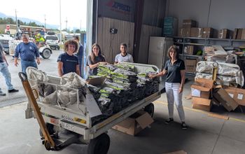 Air Canada Cargo transported 140 fire-resistant coveralls to Thunder Bay