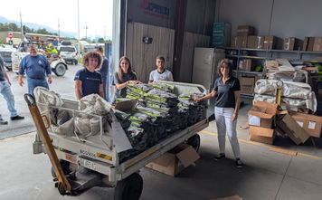 Air Canada Cargo transported 140 fire-resistant coveralls to Thunder Bay
